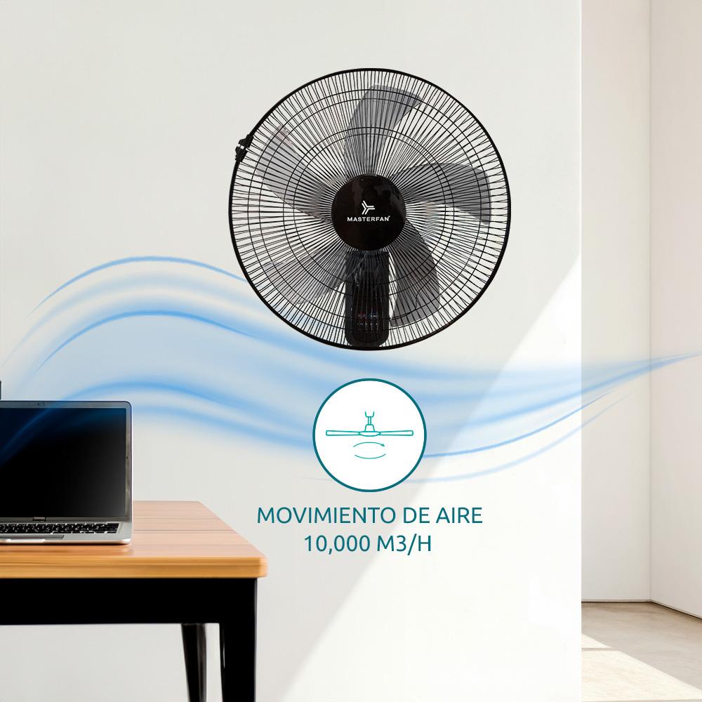 Ventilador Muro 18″ Negro