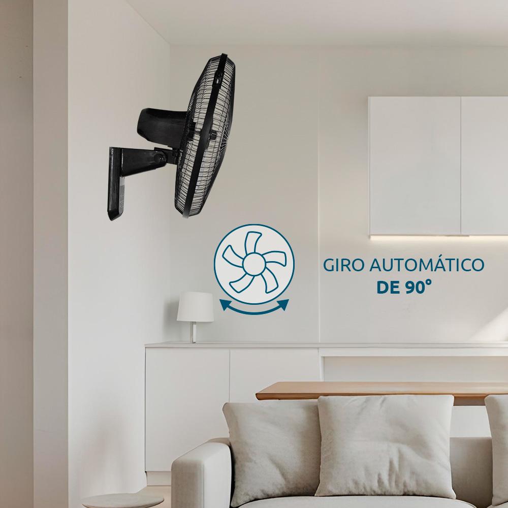 Ventilador Muro 18″ Negro