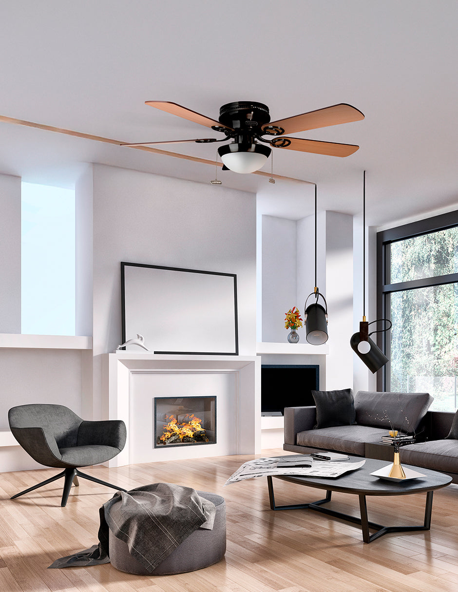 Ventilador de Techo METRO 42" Negro