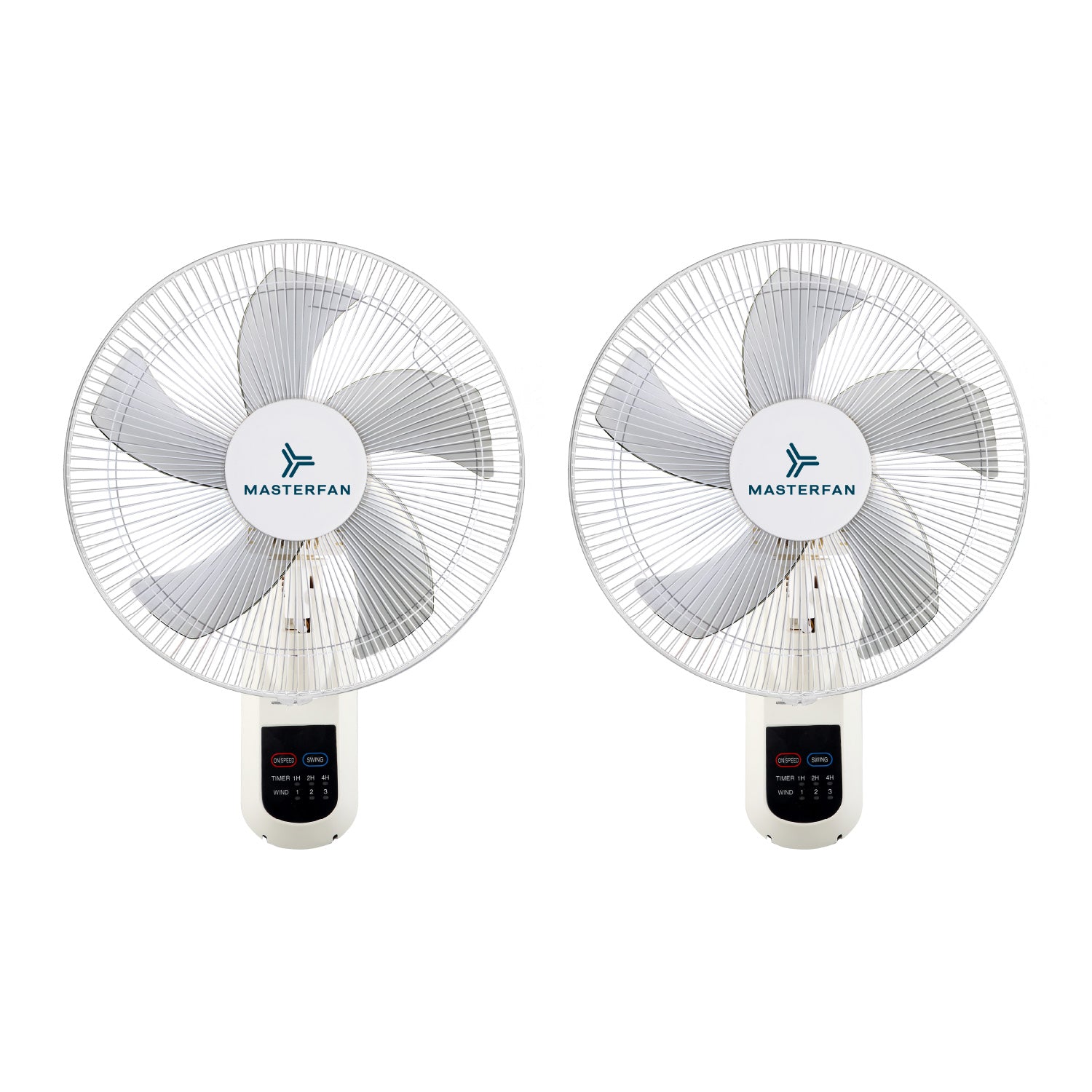 Paquete 2 piezas Ventilador Muro 18" Blanco