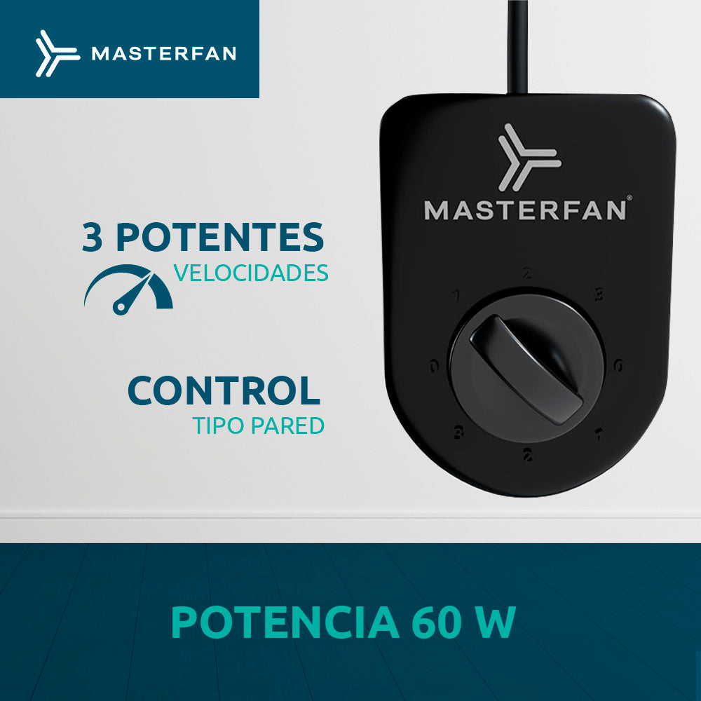 Paquete 2 piezas Ventilador Orbital 16 Negro