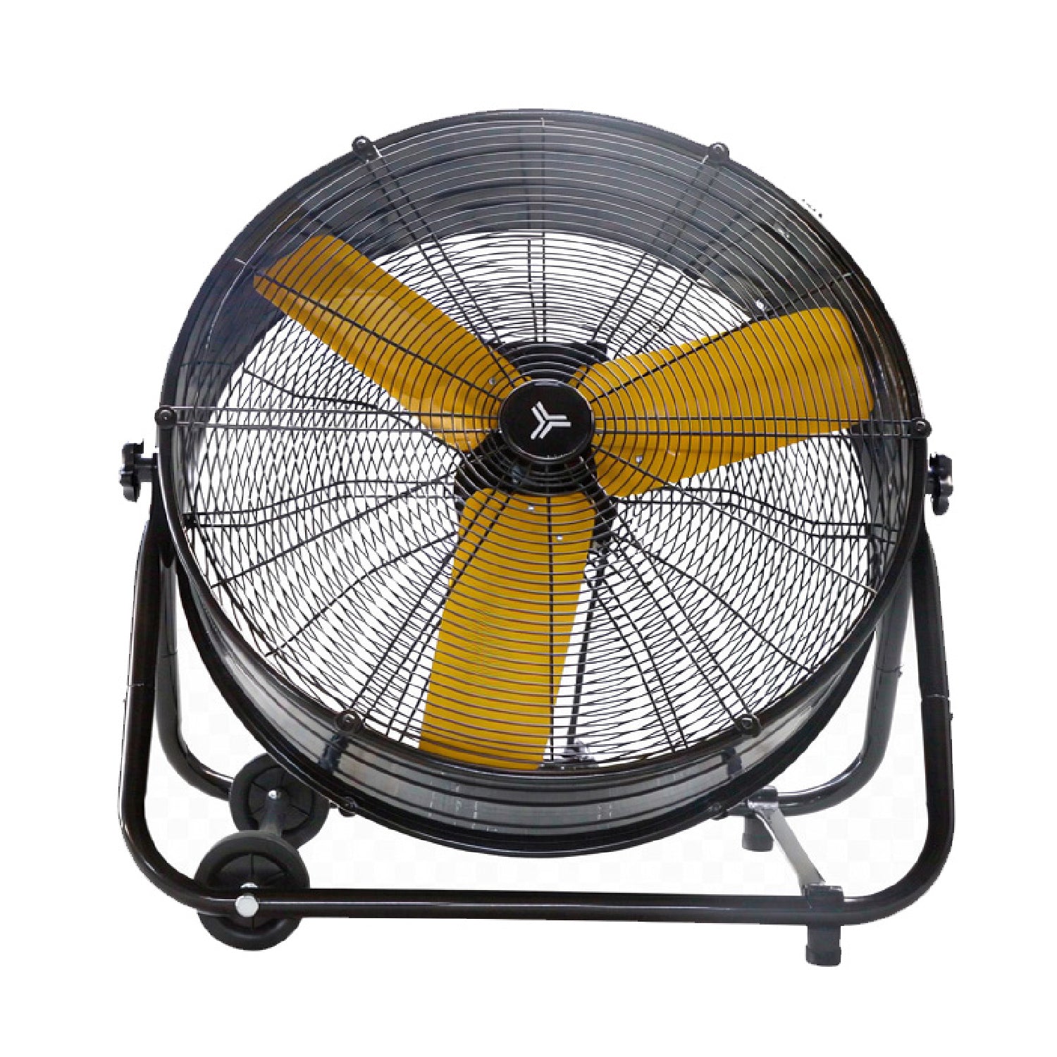 Ventilador de Piso Venturo 24" Negro/Amarillo
