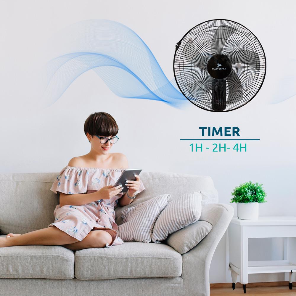 Ventilador Muro 18″ Negro