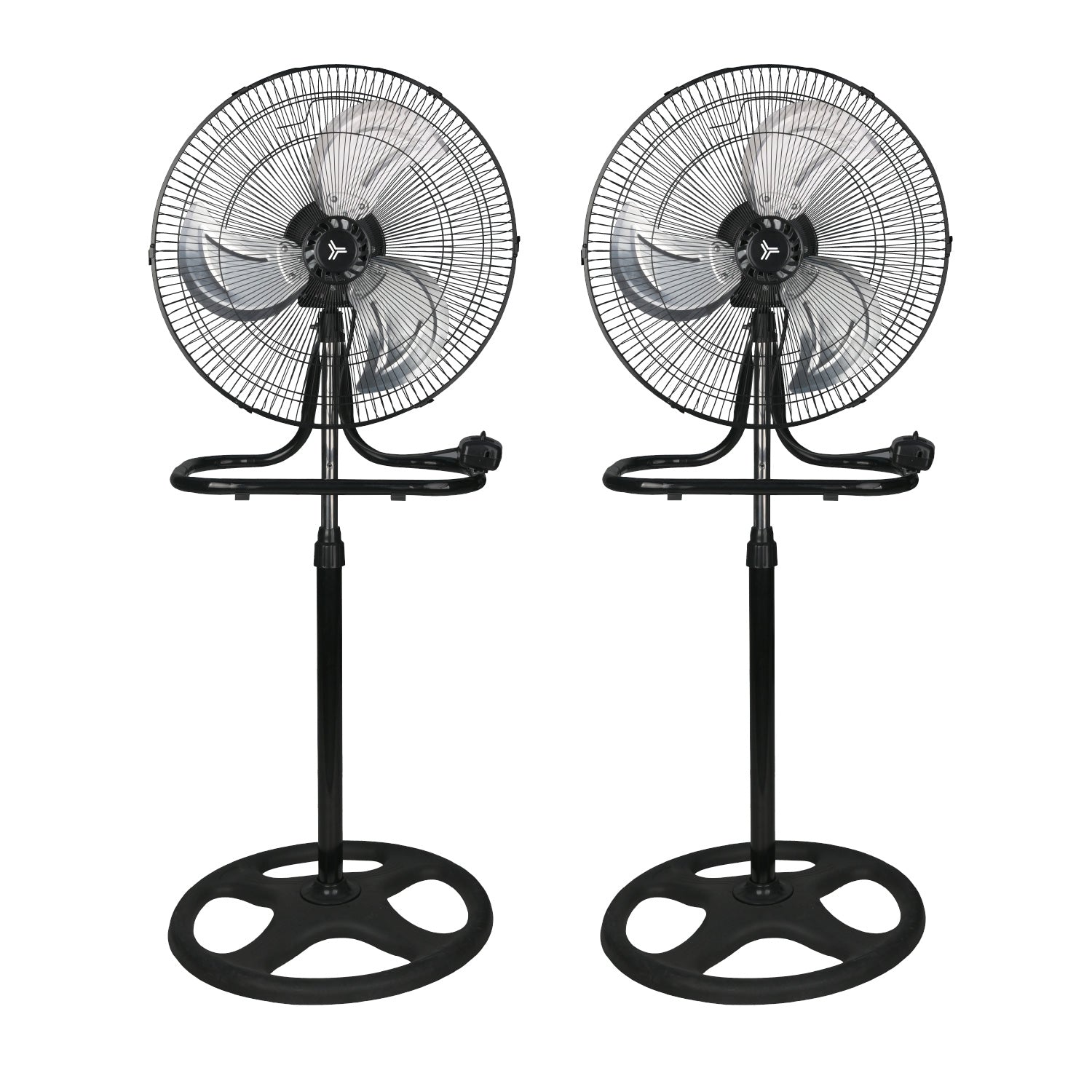 Paquete 2 piezas Ventilador X3 Turbo 18" Negro