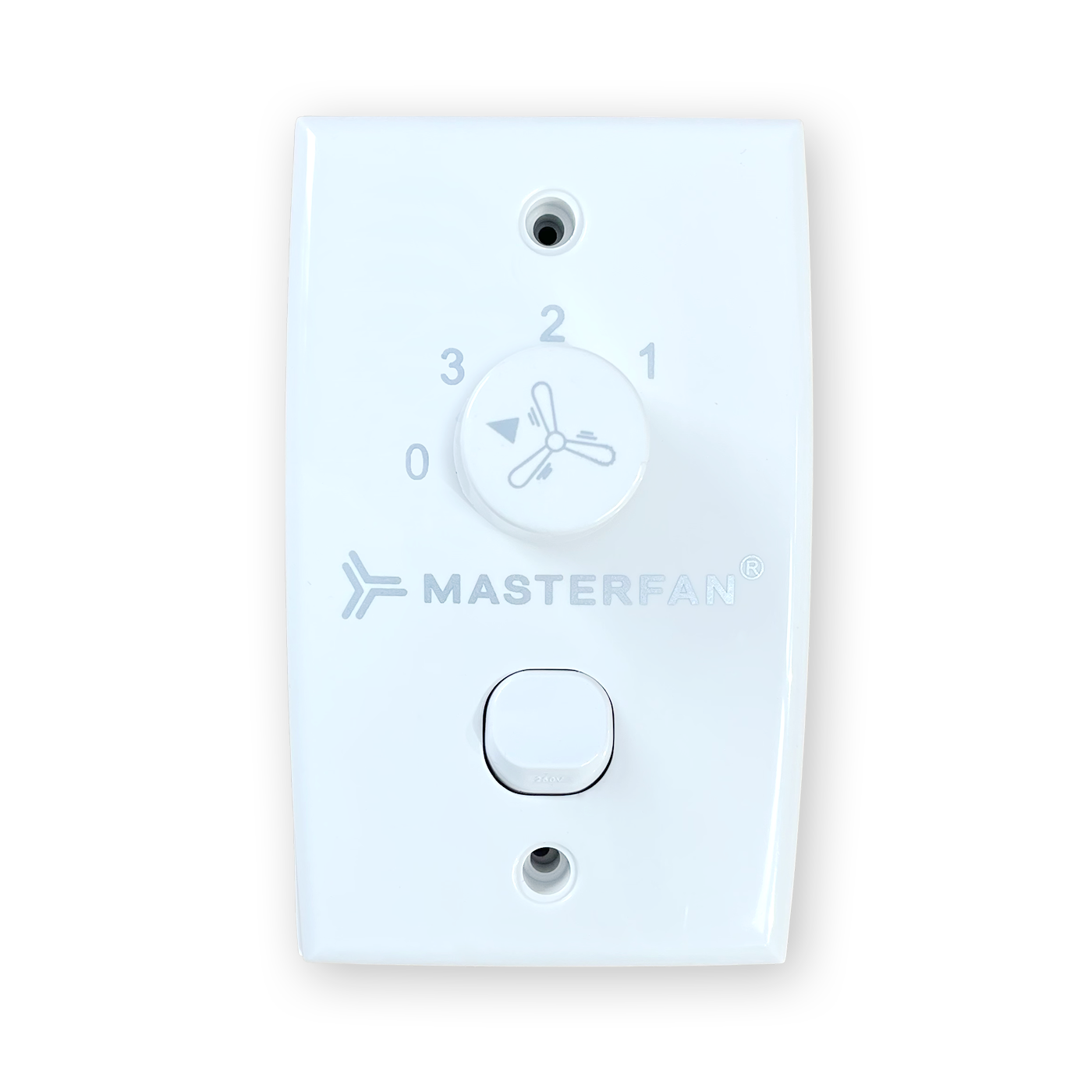 Control de Pared Con Luz Centauro Satinado