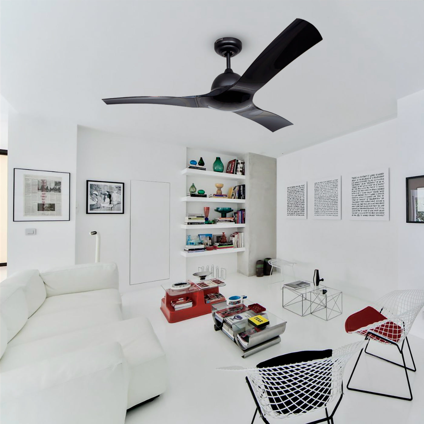 Ventilador Eclipse Negro 52"