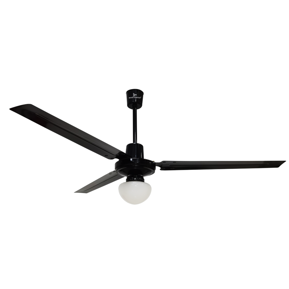 Ventilador Icarus 56" Con Luz Negro