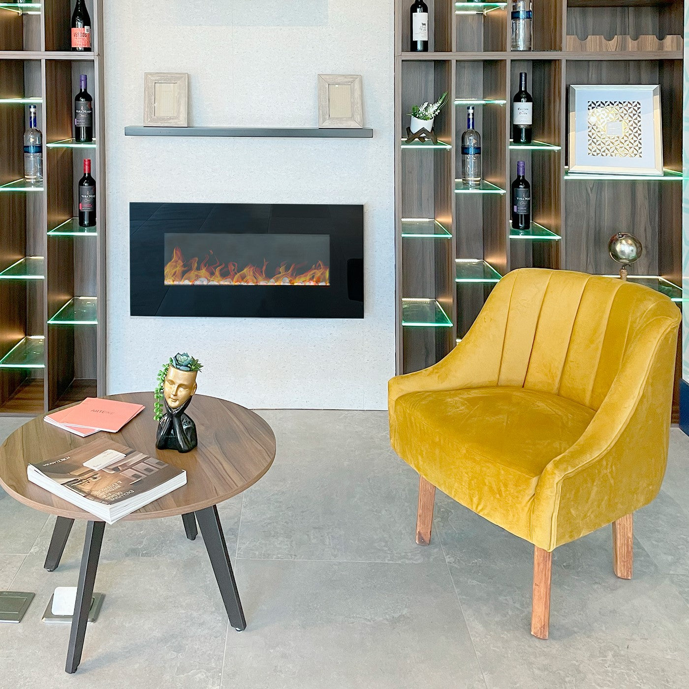 Chimenea eléctrica Milan