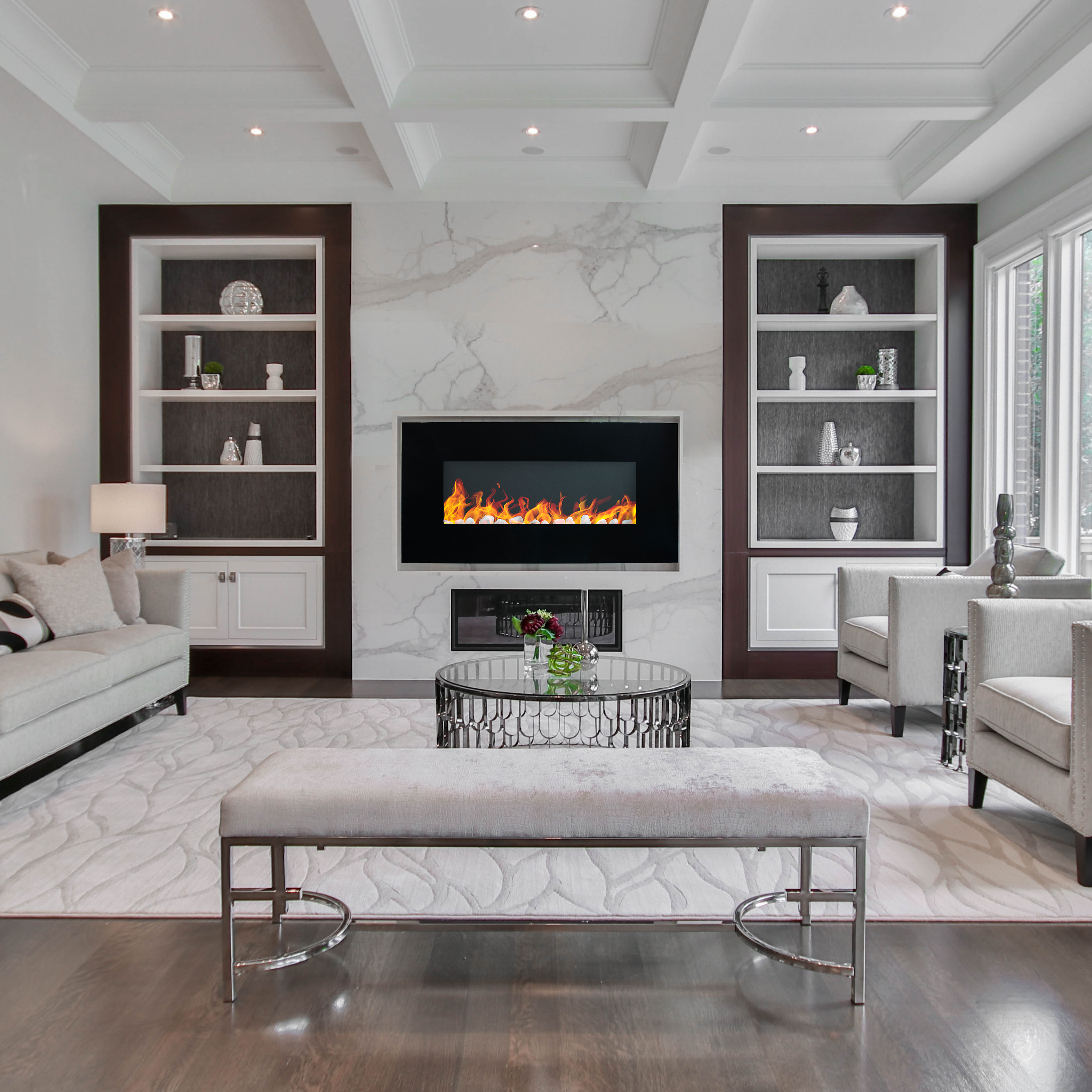 Chimenea eléctrica Milan