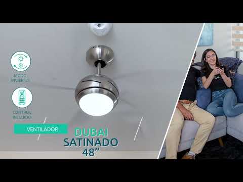 Ventilador Dubai Satinado Masterfan
