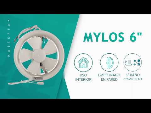 extractor de aire para baño 6"