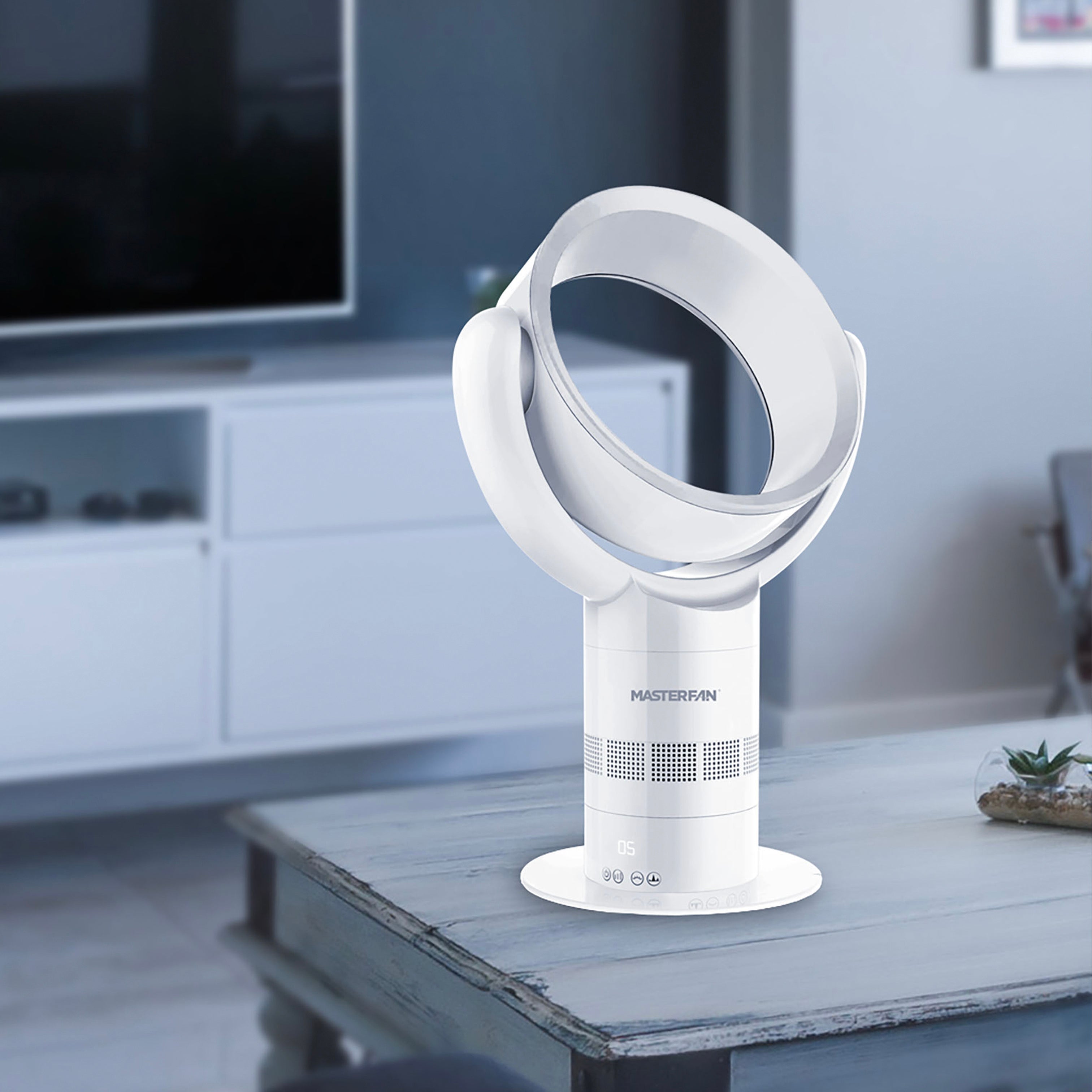 Ventilador Luce 10" Sin Aspas Blanco