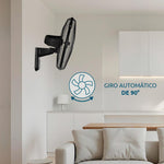 Ventilador Muro 18″ Negro