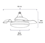 Ventilador Lumi 16" Blanco