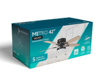 Ventilador de Techo METRO 42" Negro