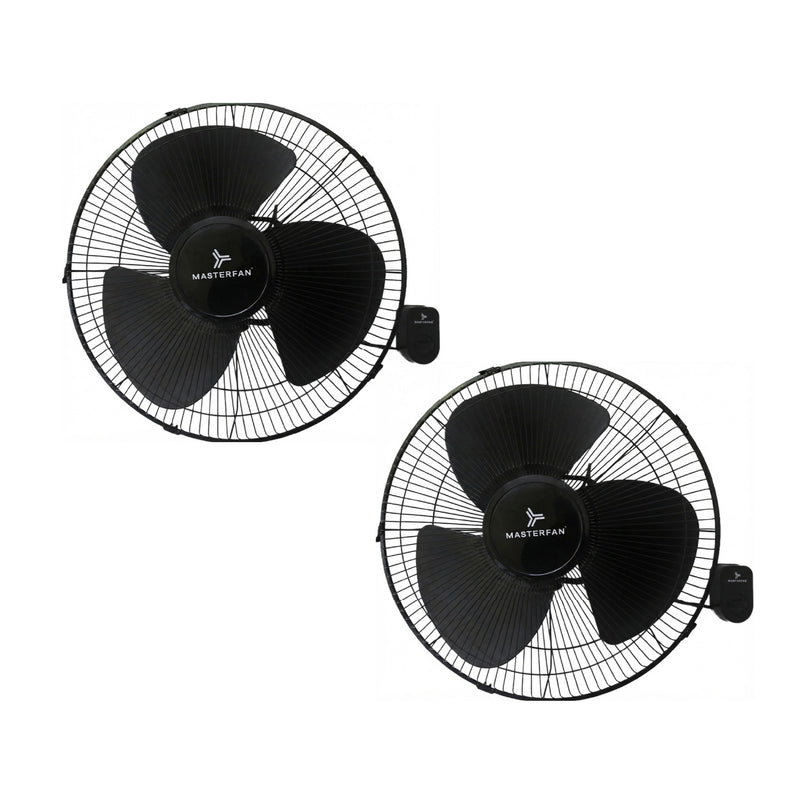 Paquete 2 piezas Ventilador Orbital 16 Negro