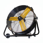 Ventilador de Piso Venturo 24" Negro/Amarillo