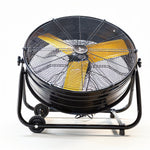 Ventilador de Piso Venturo 24" Negro/Amarillo