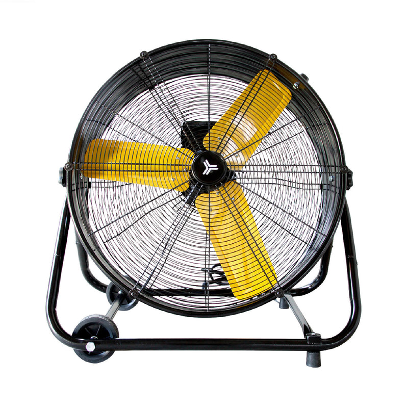 Ventilador de Piso Venturo 24" Negro/Amarillo