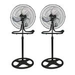 Paquete 2 piezas Ventilador X3 Turbo 18" Negro